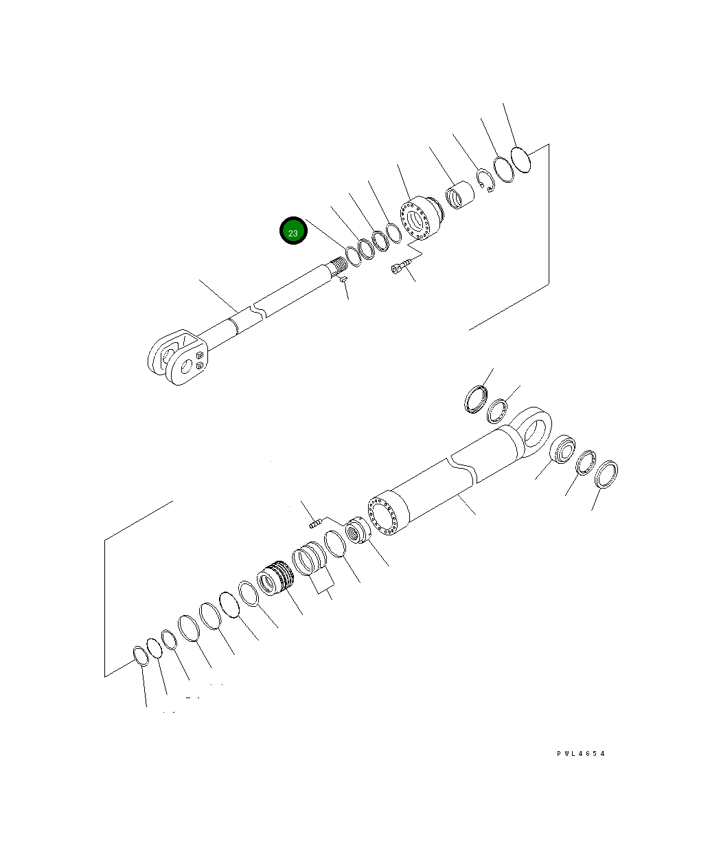 Кольцо DM51620498 Komatsu