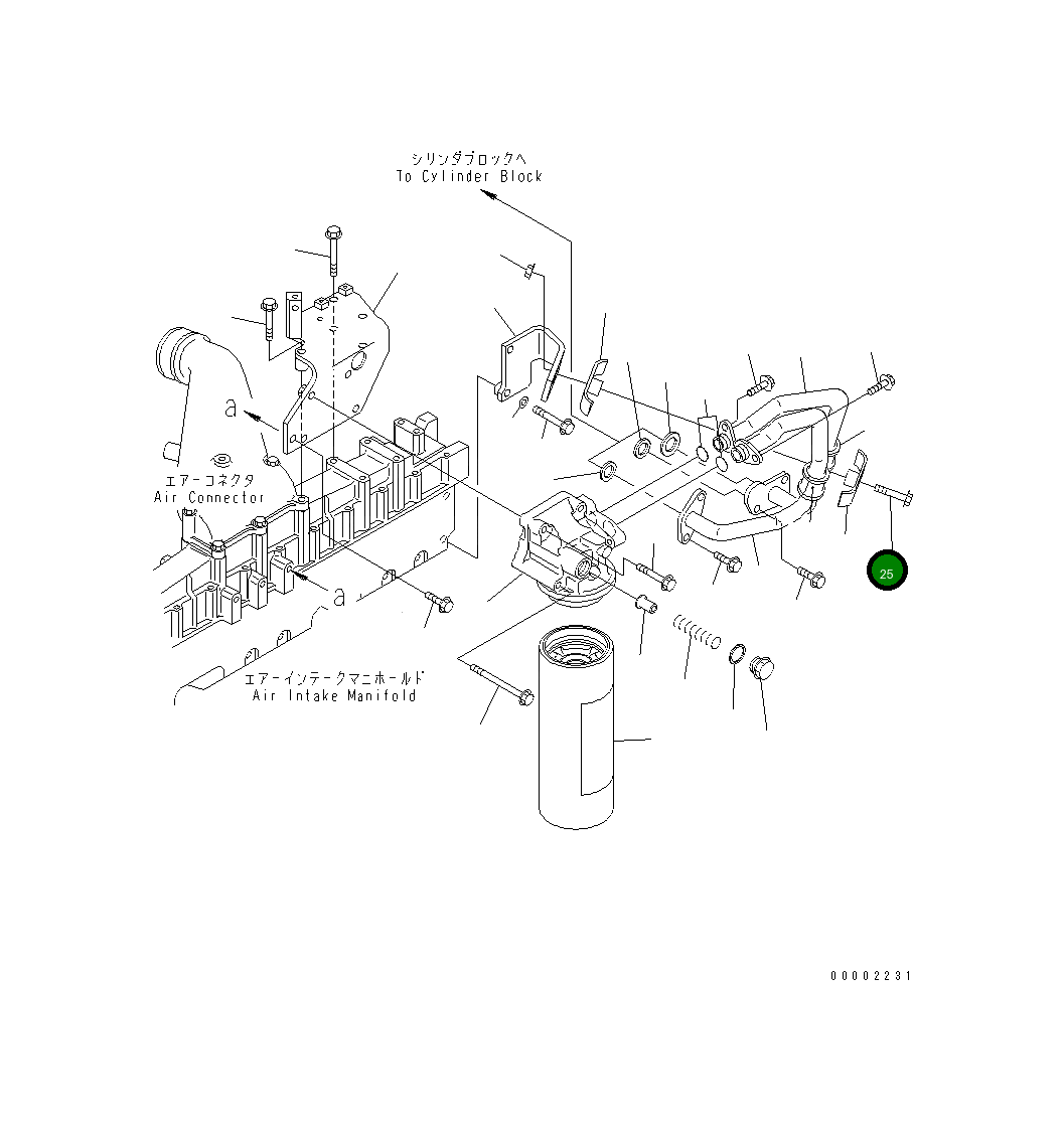 Болт 01435-01065 Komatsu