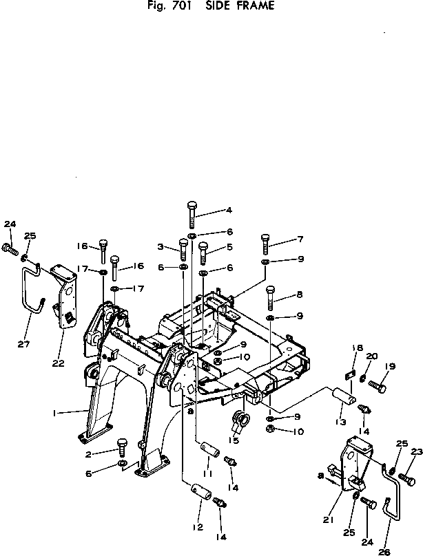 Болт 01018-31650  Komatsu