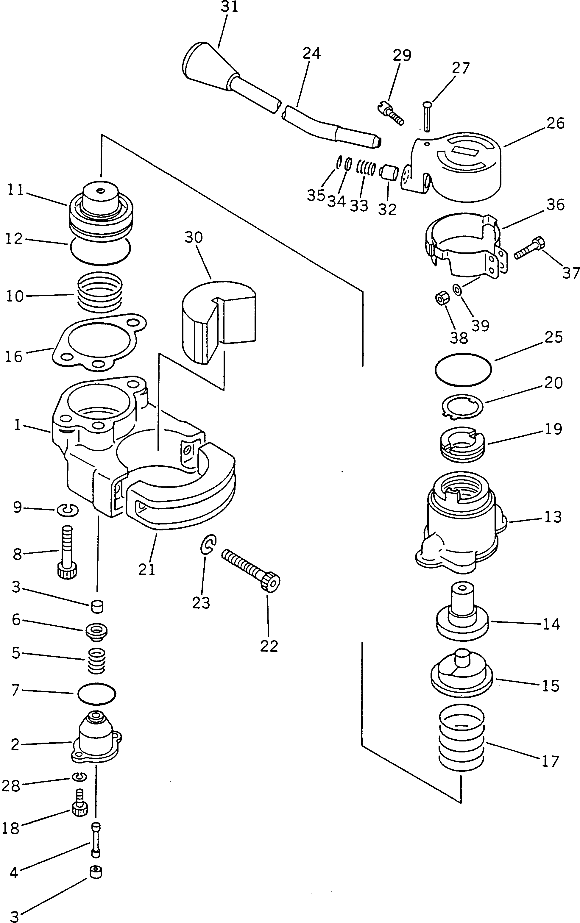 Болт 566-35-16290  Komatsu