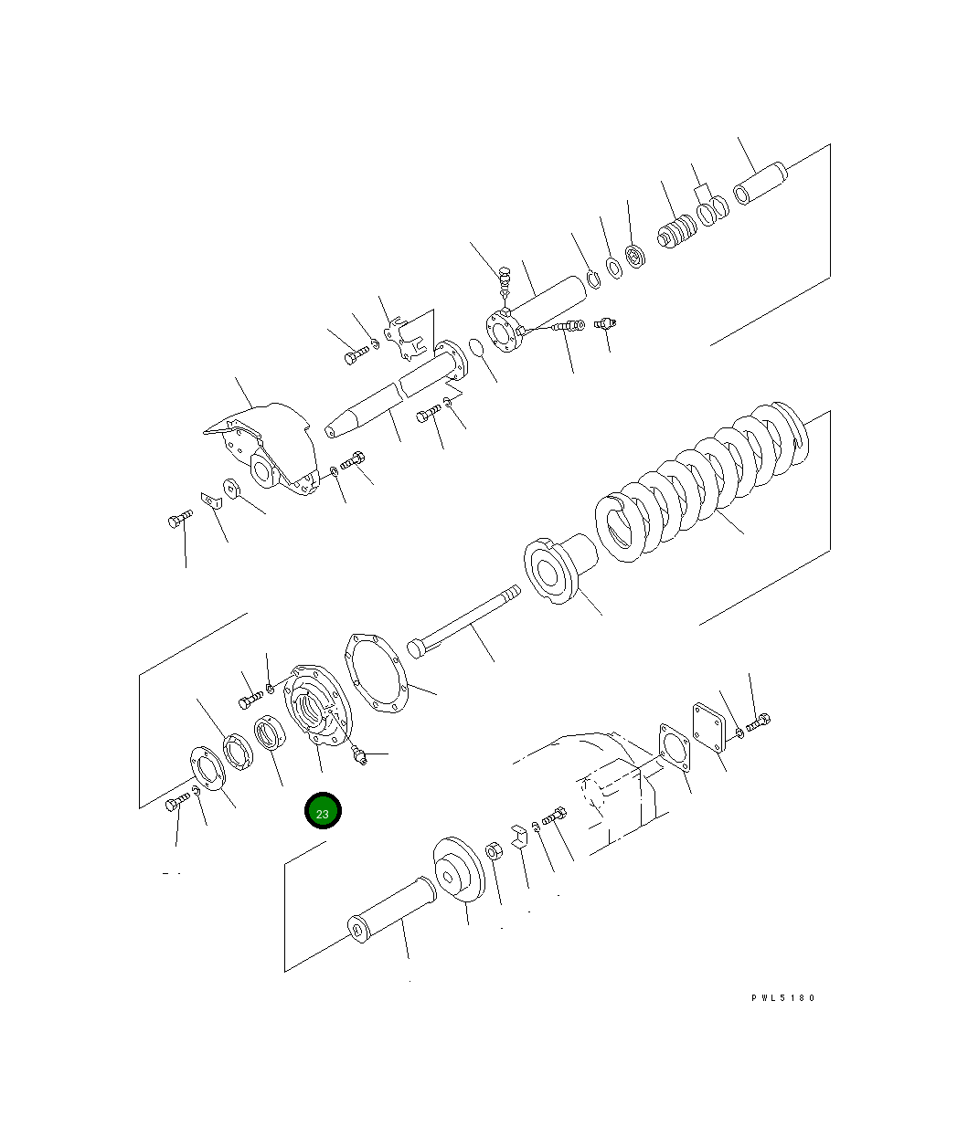 Крышка 154-30-44120 Komatsu
