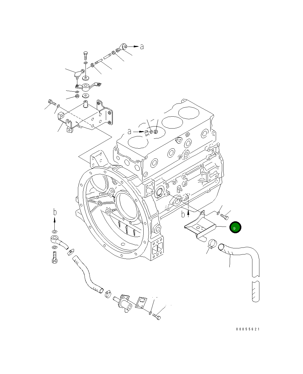 Крышка 415-01-21430 Komatsu