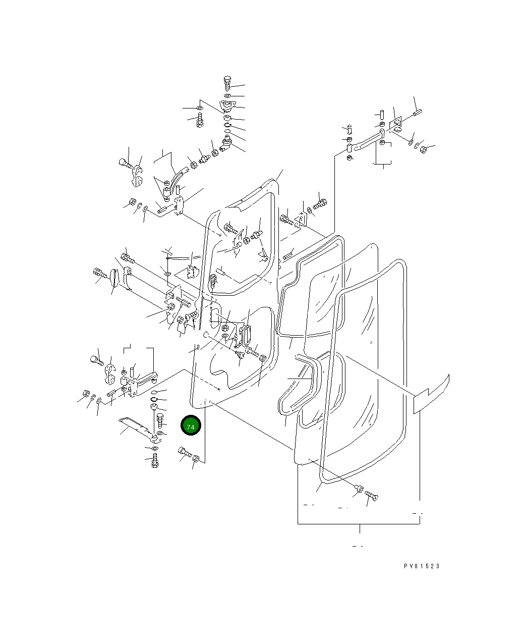 Болт YM26013-100352 Komatsu