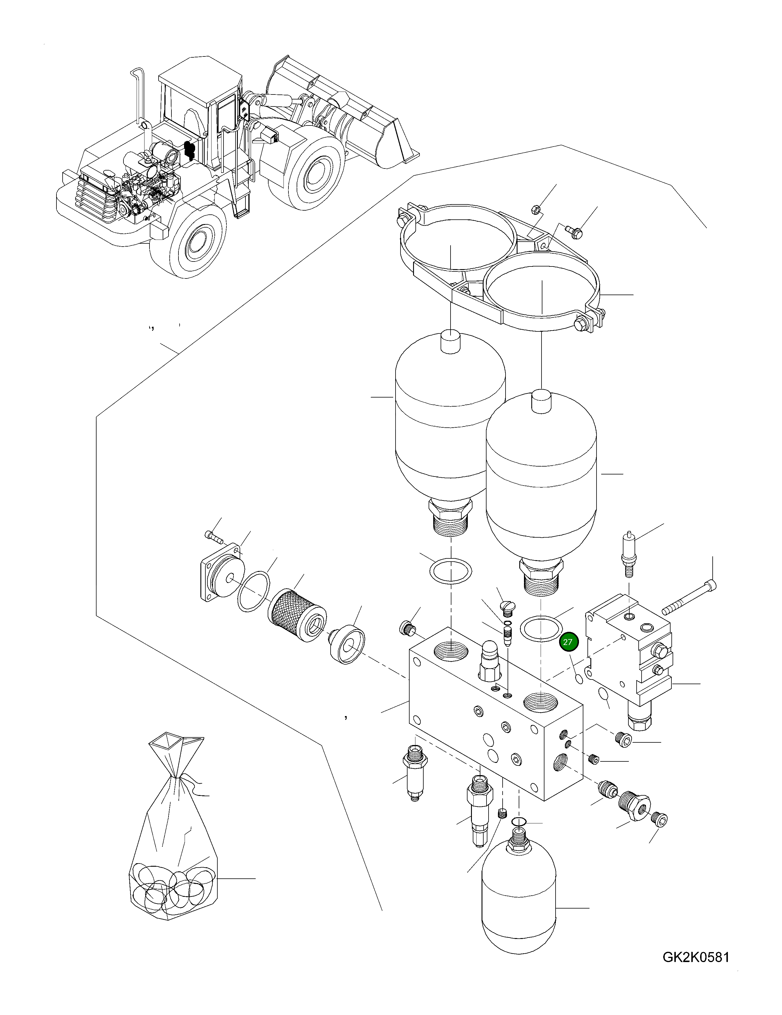 Кольцо уплотнительное (O-Ring) 421-43-H0R02 Komatsu
