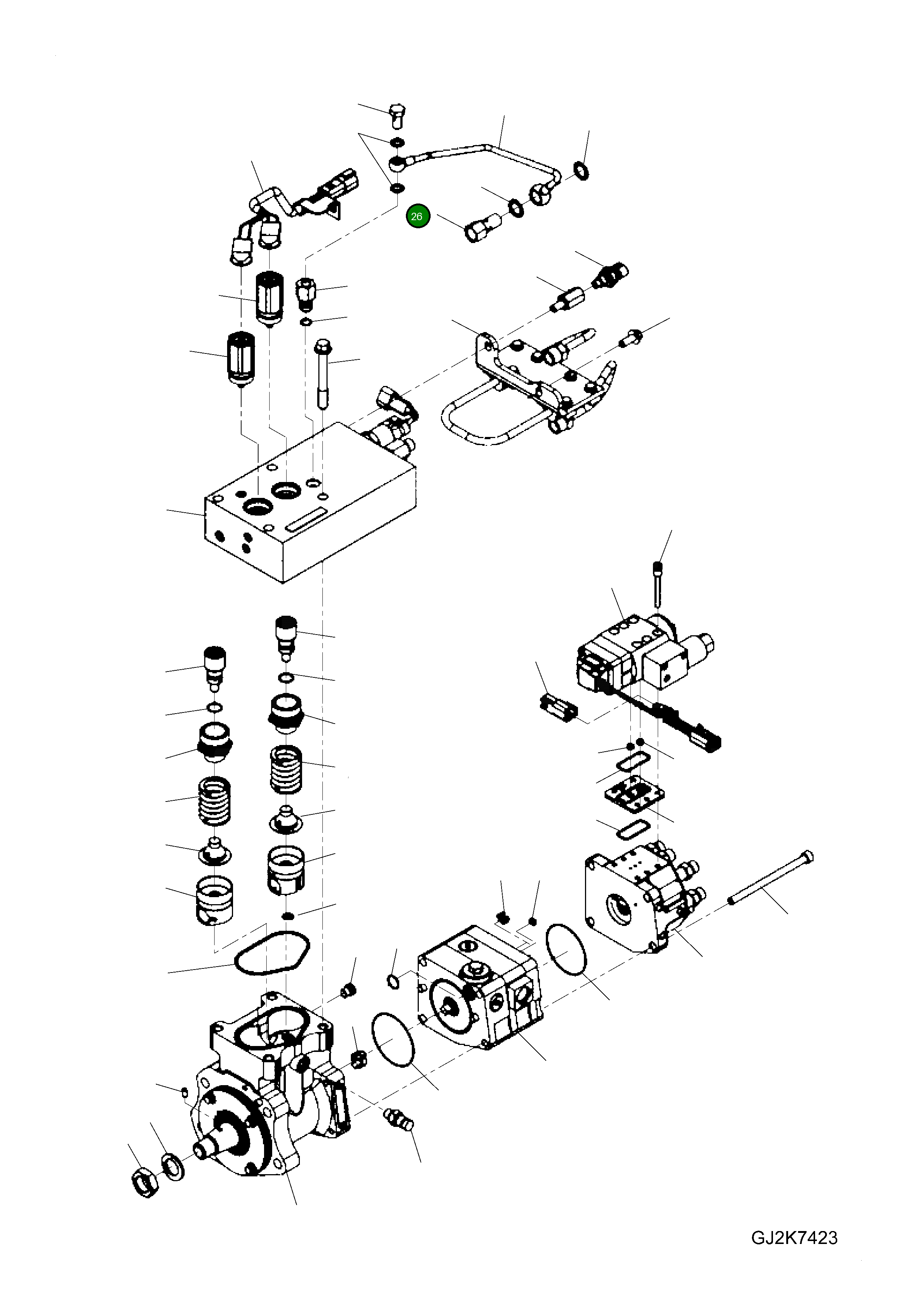 Болт 6744-71-1310 Komatsu