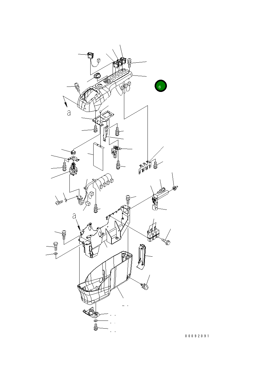 Крышка 20J-43-12210 Komatsu