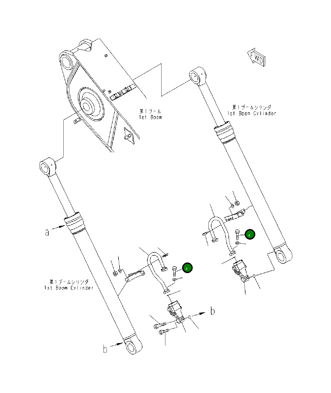 Болт 0101081040 Komatsu
