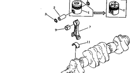 Шатун 6136-31-3100 Komatsu