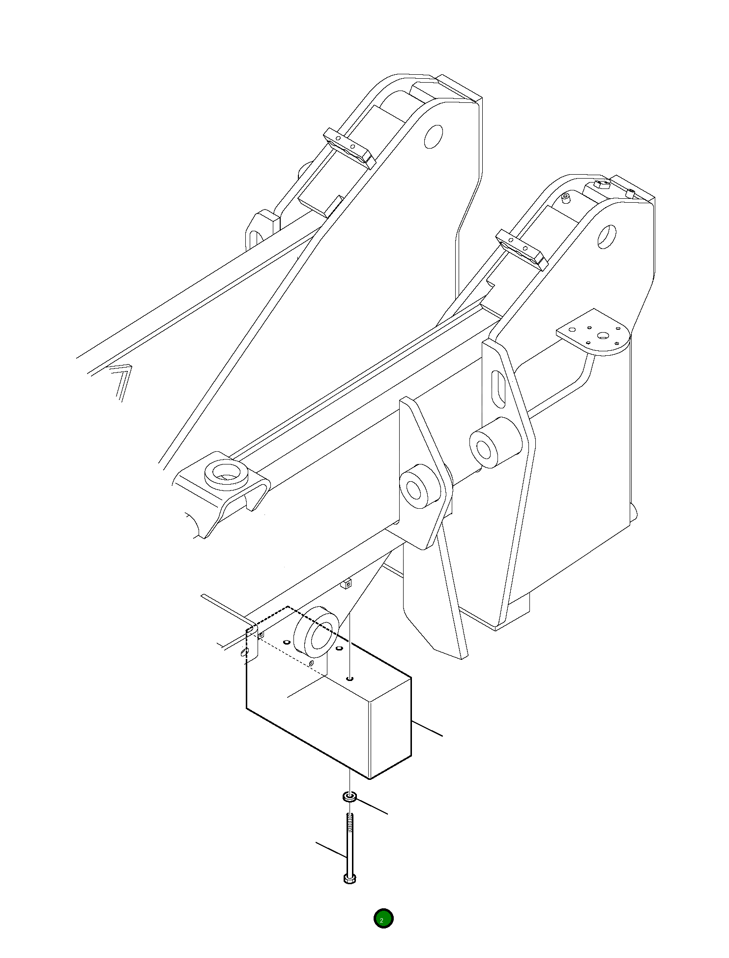 Болт 21D-47-11250 Komatsu