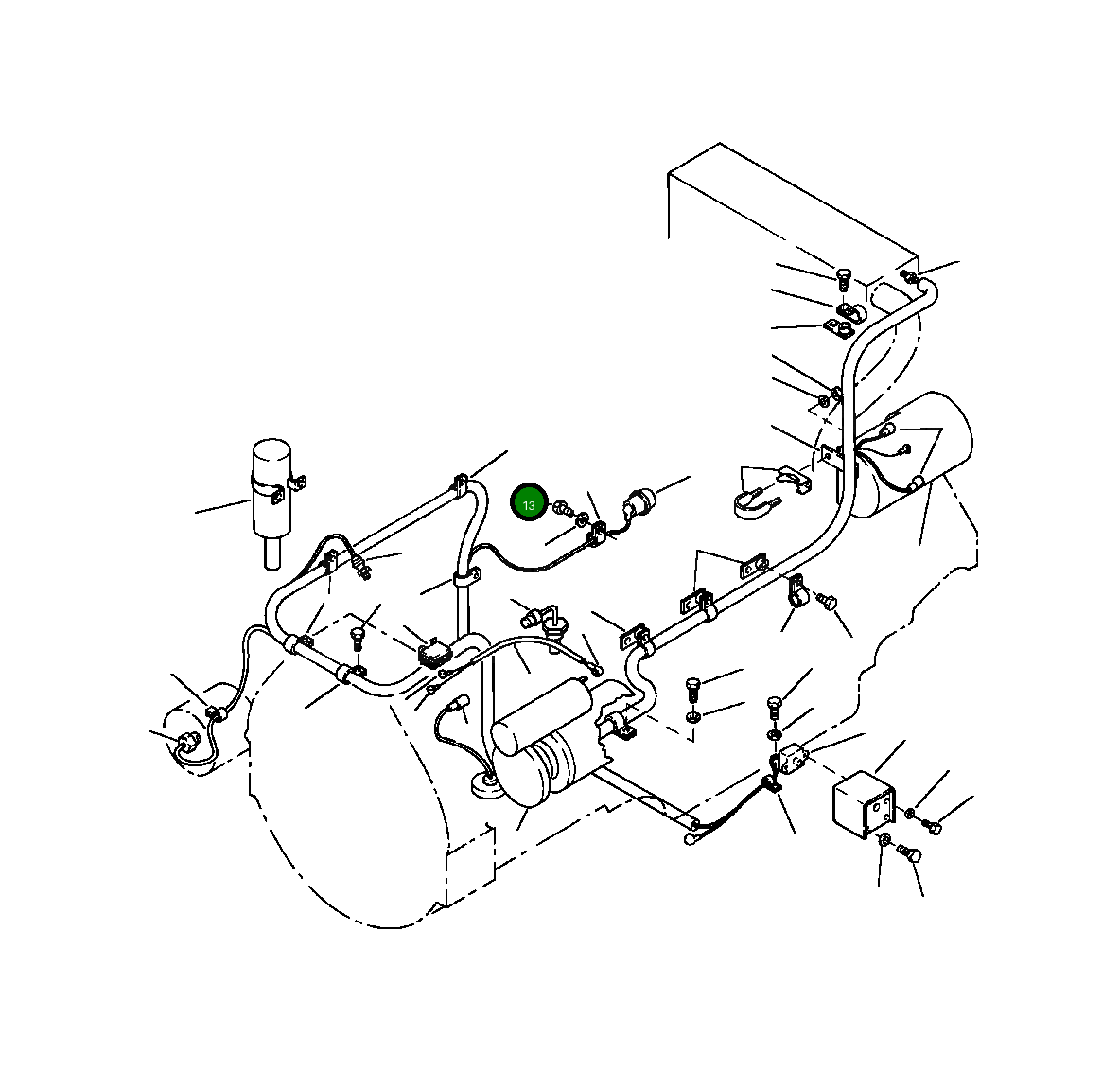Болт 0210-70616 Komatsu