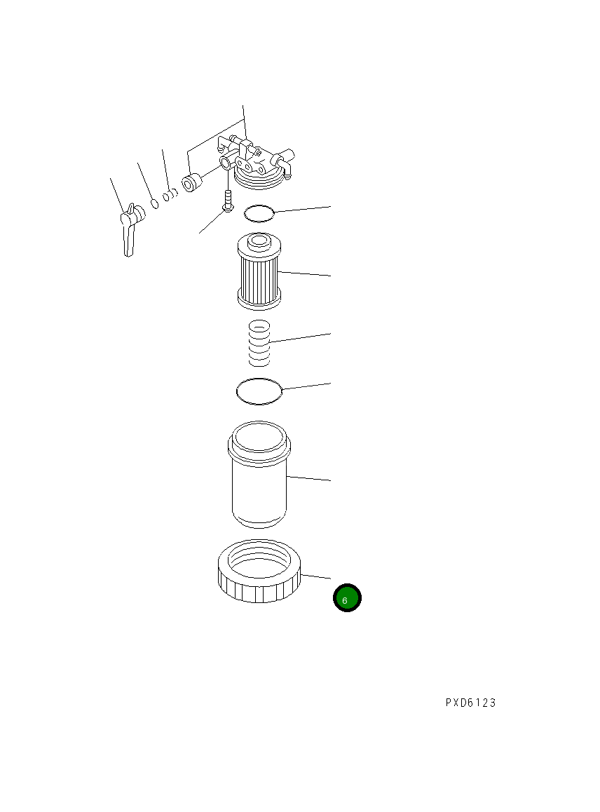 Кольцо YM129100-55690  Komatsu