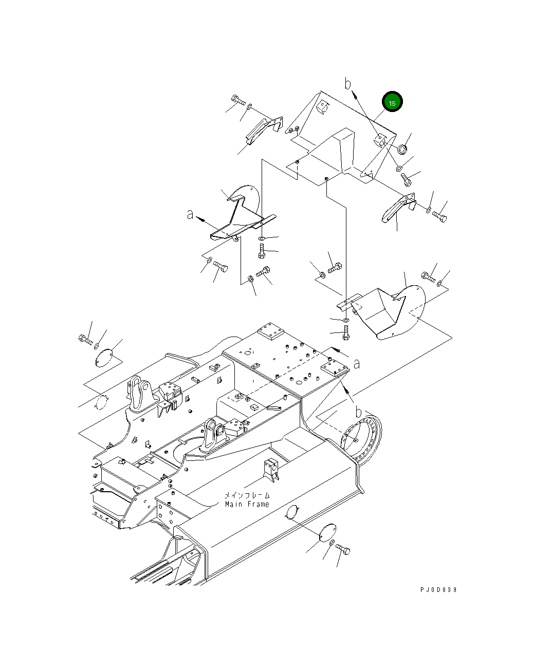 Крышка 11Y-30-13171 Komatsu
