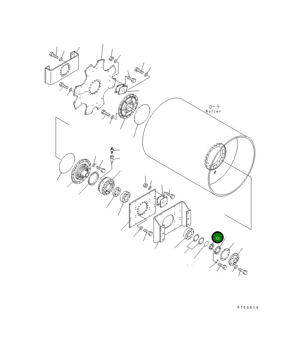 Крышка 273-70-21290 Komatsu