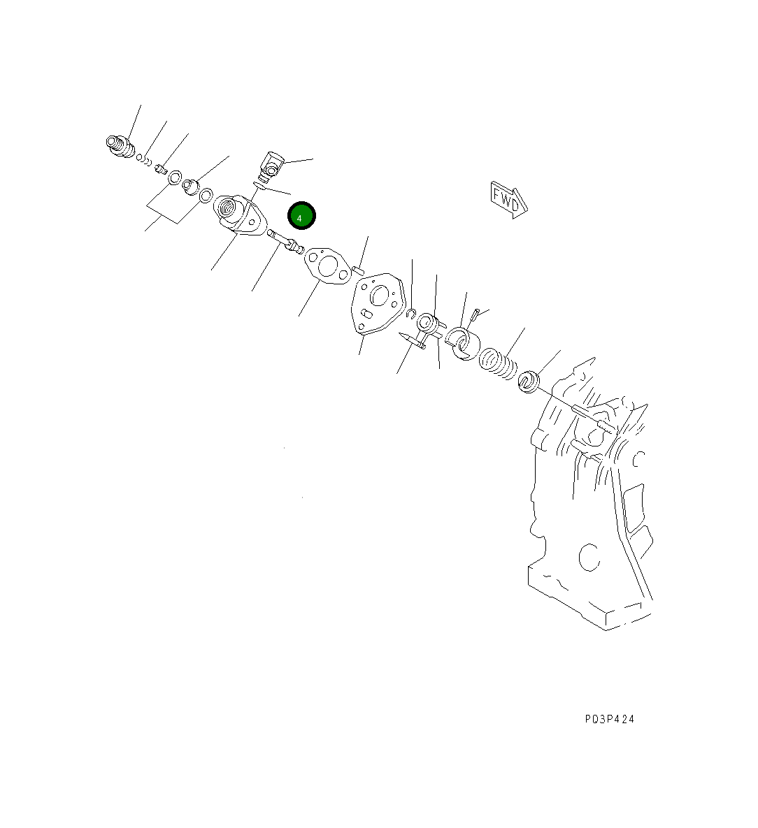 Кольцо уплотнительное (O-Ring) YM114250-51190 Komatsu
