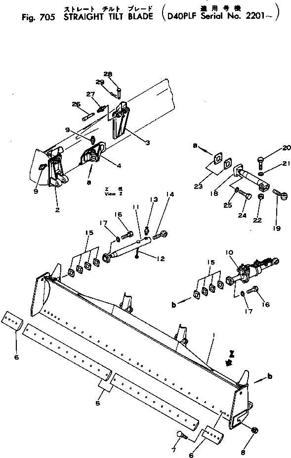 Болт 01011-32000  Komatsu