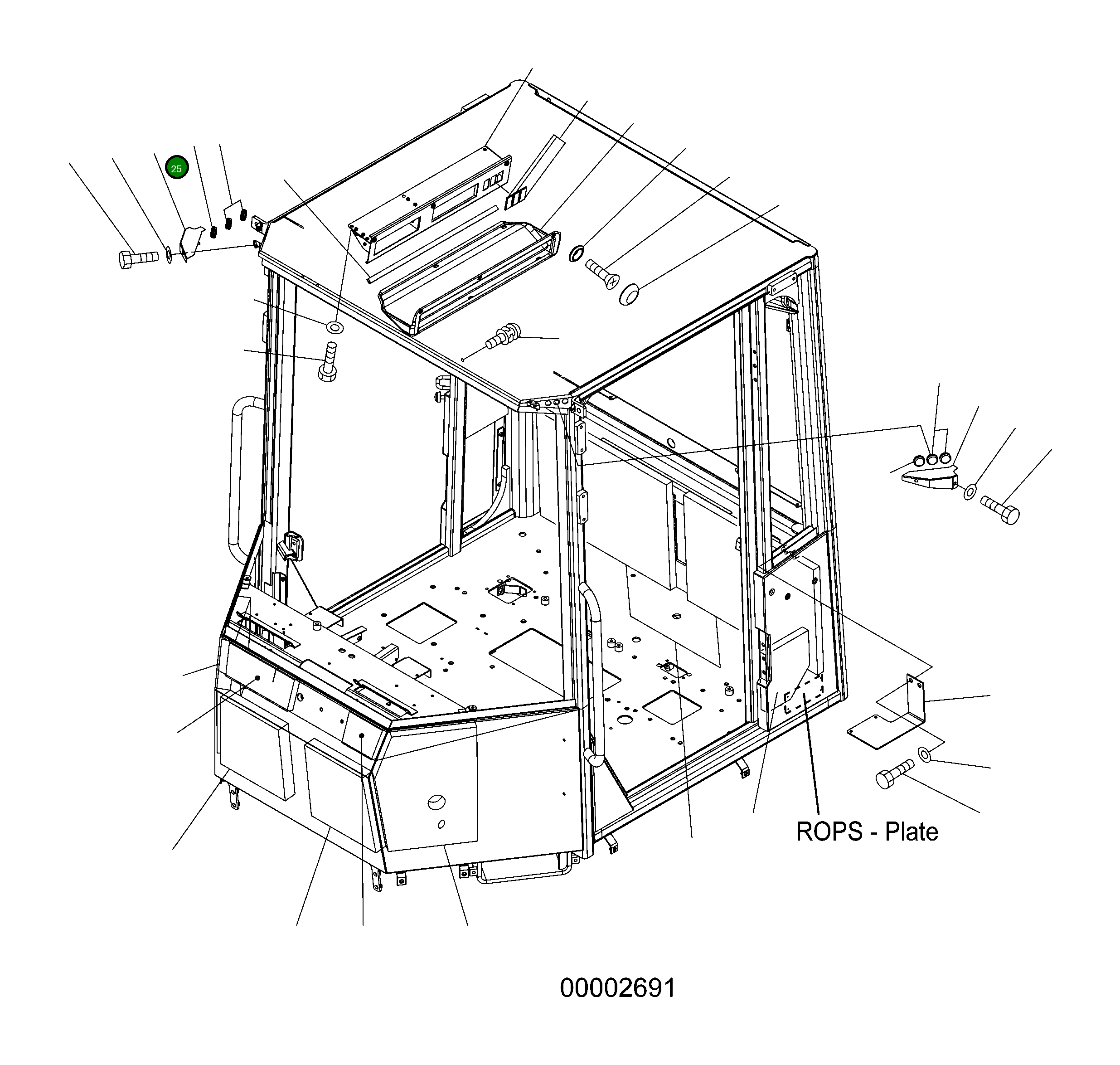 Крышка 419-56-H1F30 Komatsu