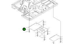 Крышка 20Y-54-26280 Komatsu