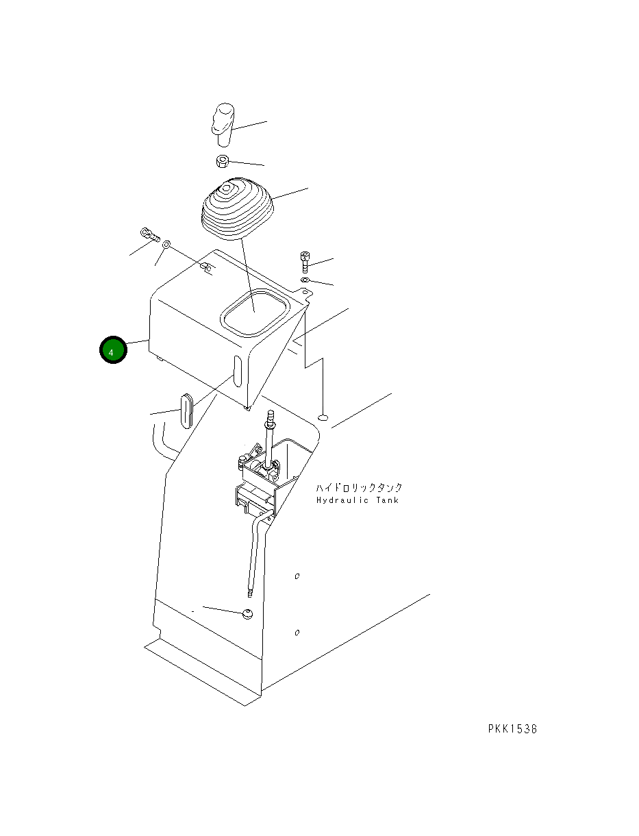 Крышка 114-43-51161  Komatsu