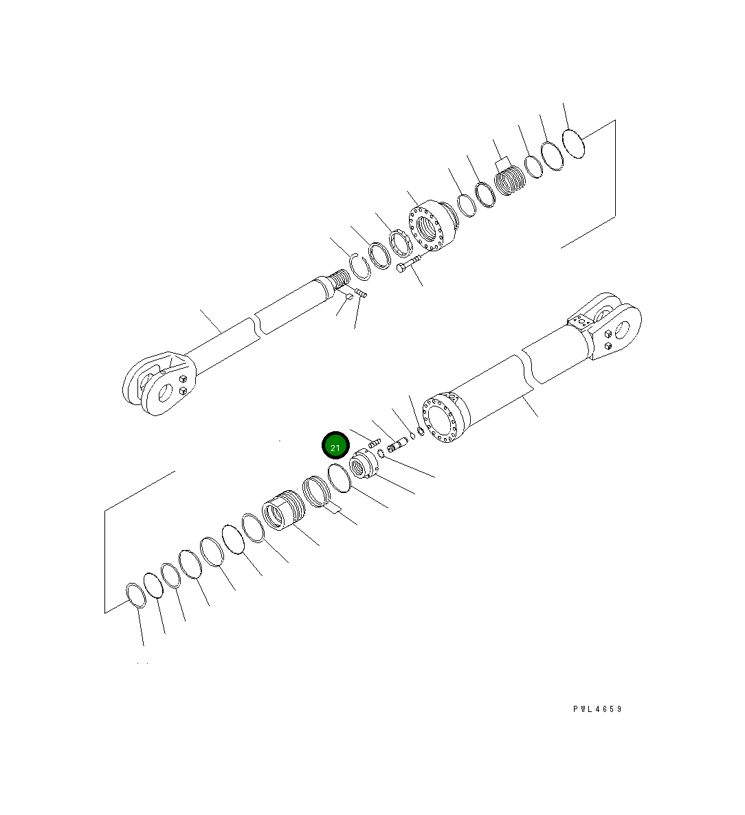 Болт DM50102598  Komatsu