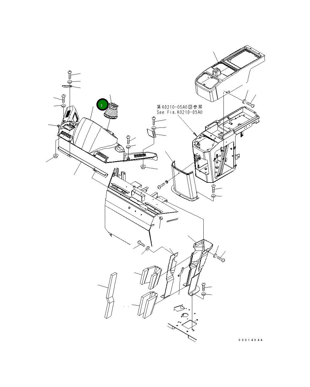 Крышка 417-923-3870  Komatsu