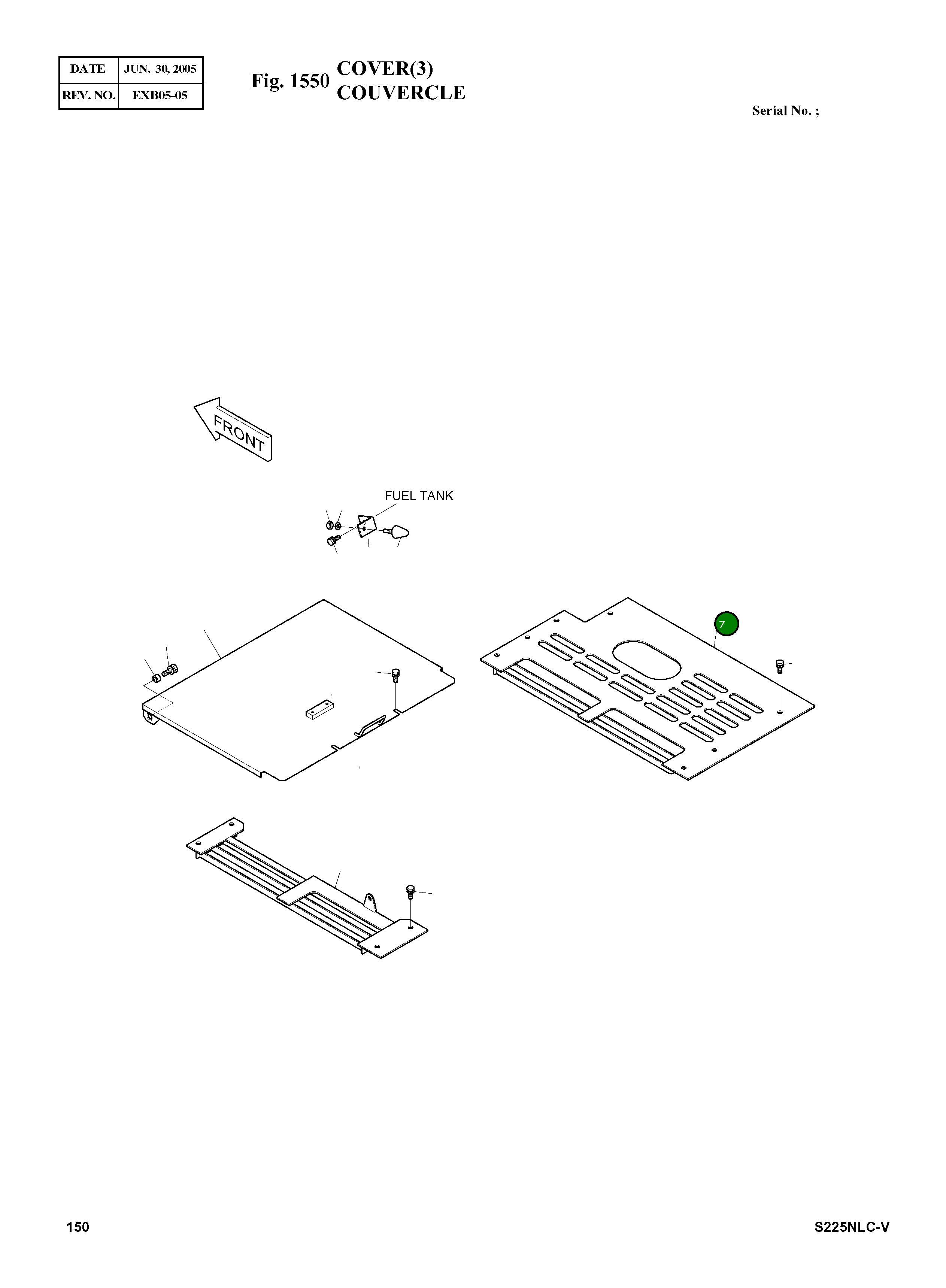 Крышка 621-02455A  Komatsu