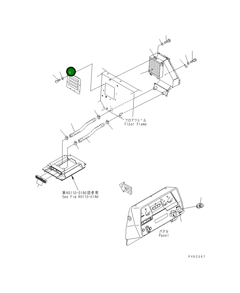 Крышка 11Y-54-14122  Komatsu