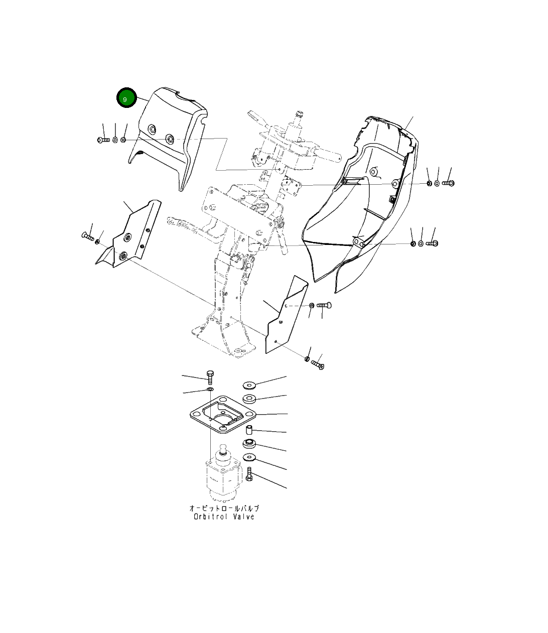 Крышка 423-54-52310 Komatsu