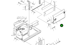 Крышка 208-54-71212 Komatsu