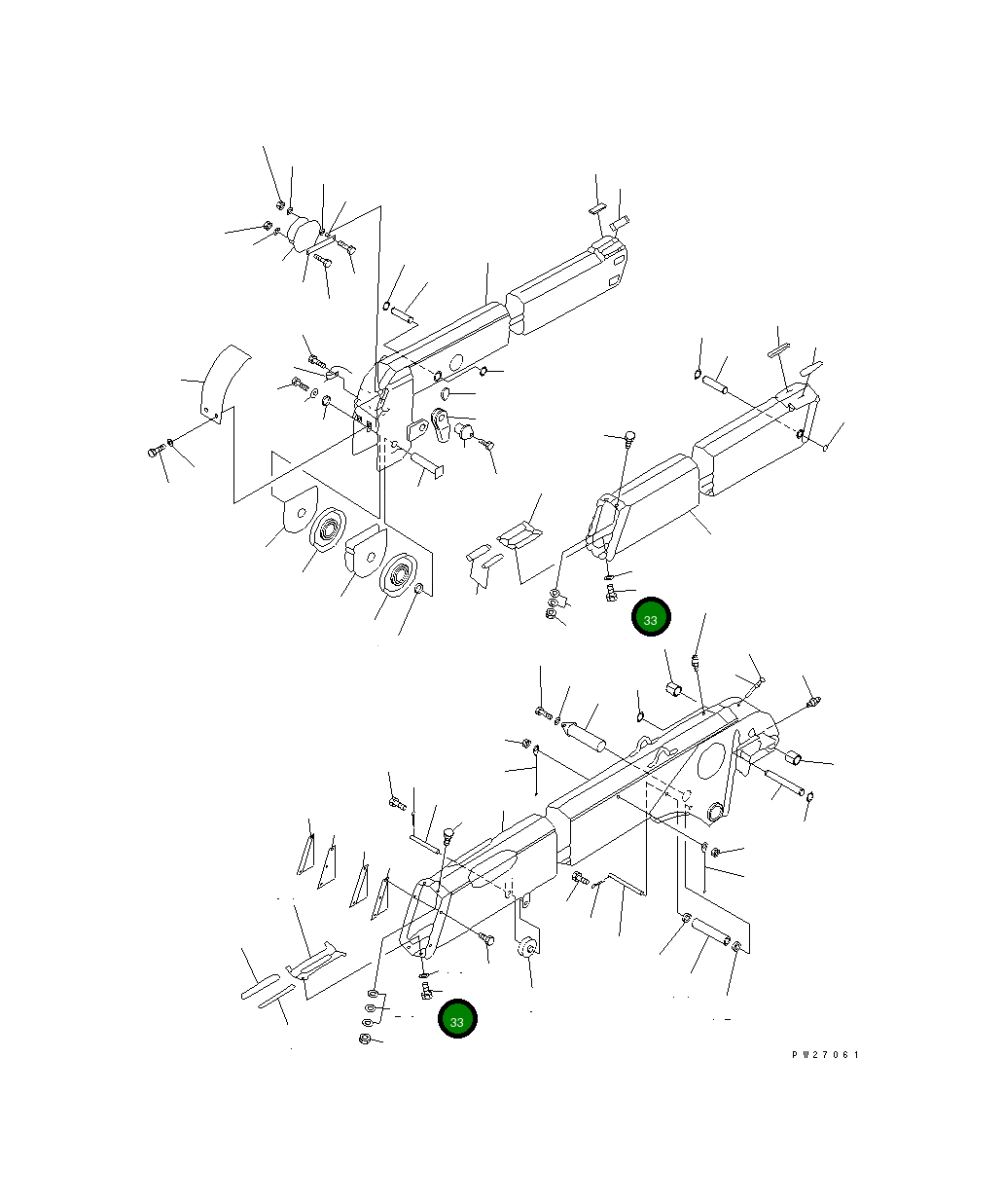 Болт UN711710020 Komatsu