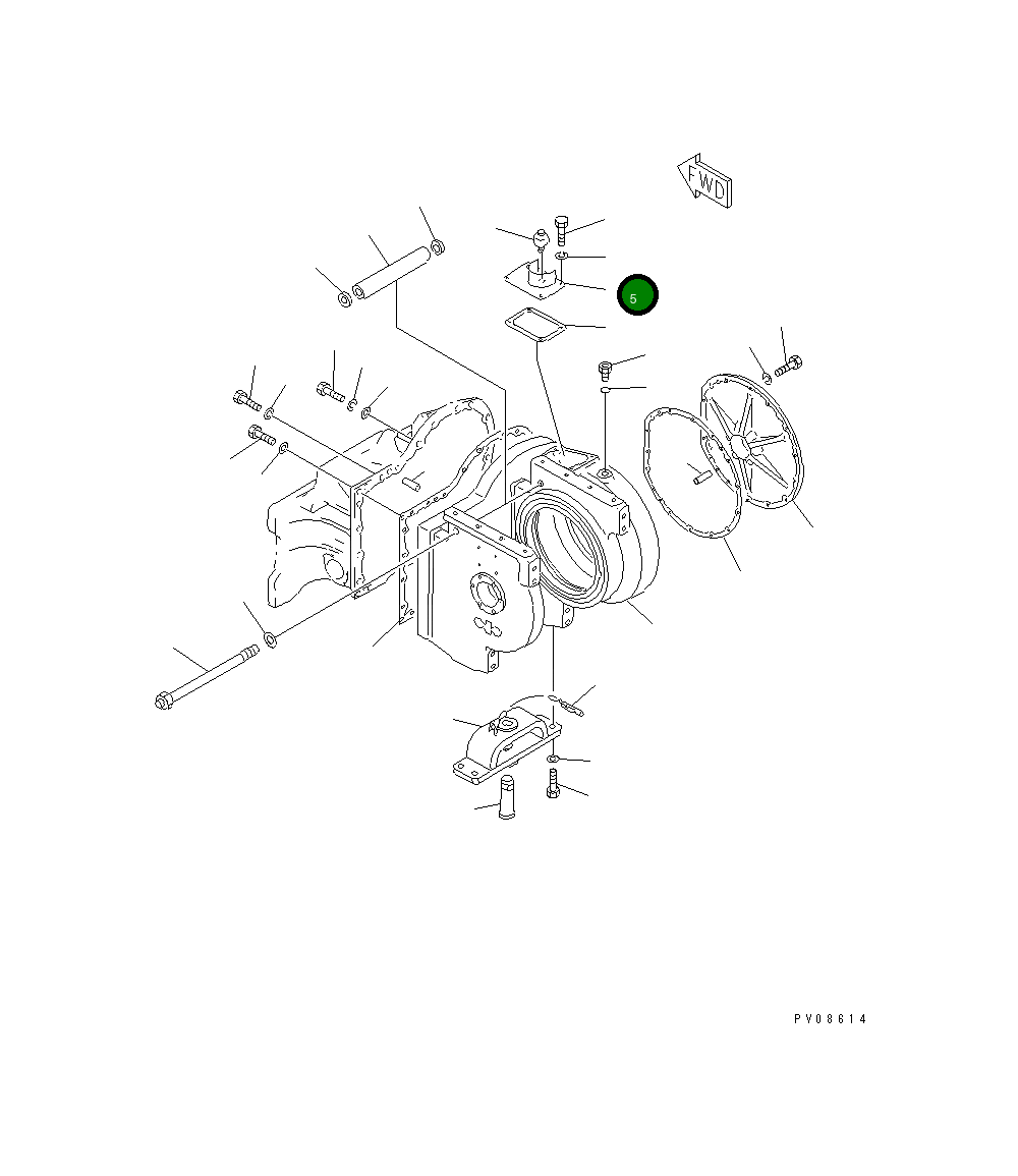 Крышка 114-X60-1120 Komatsu