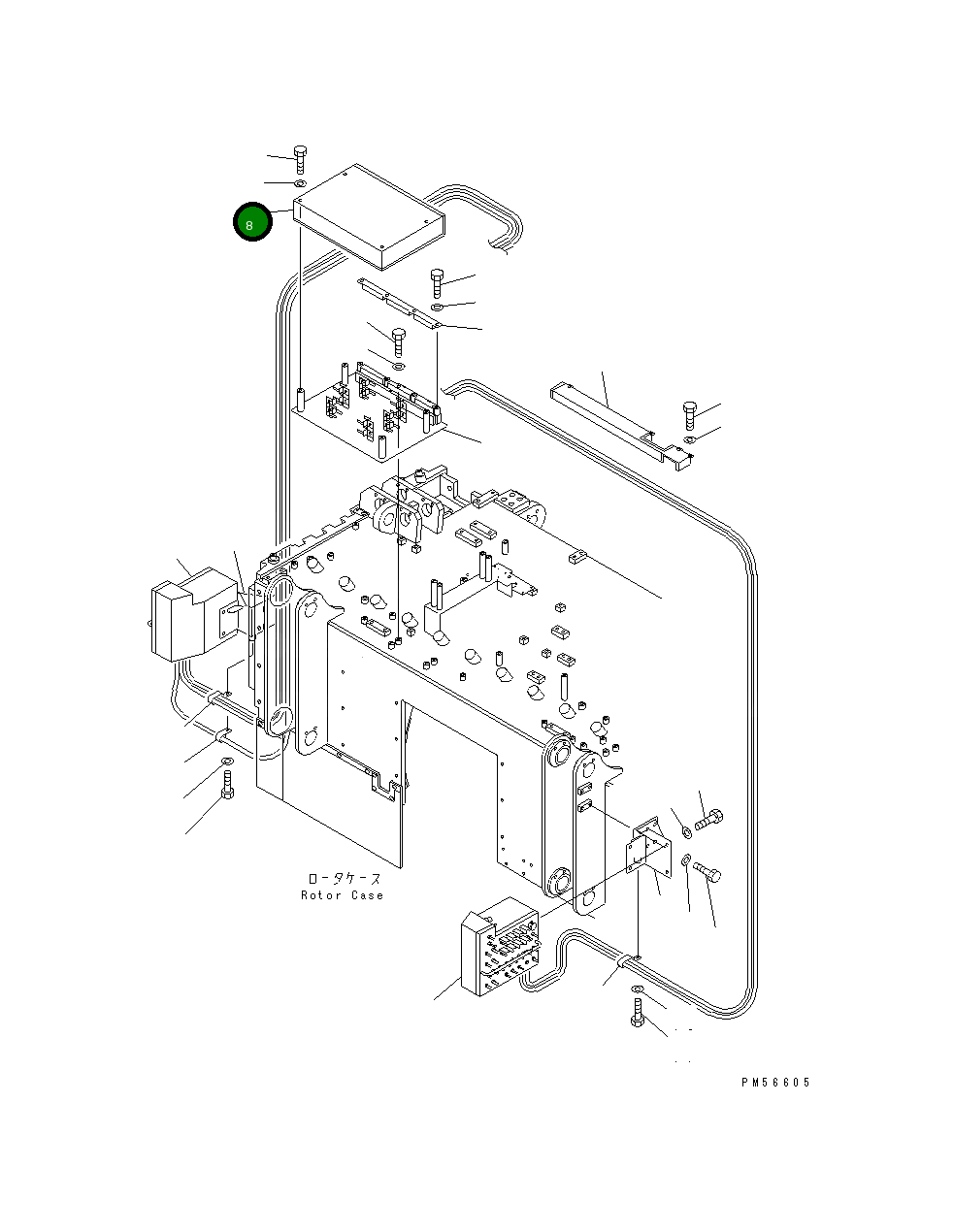 Крышка 262-06-73681 Komatsu