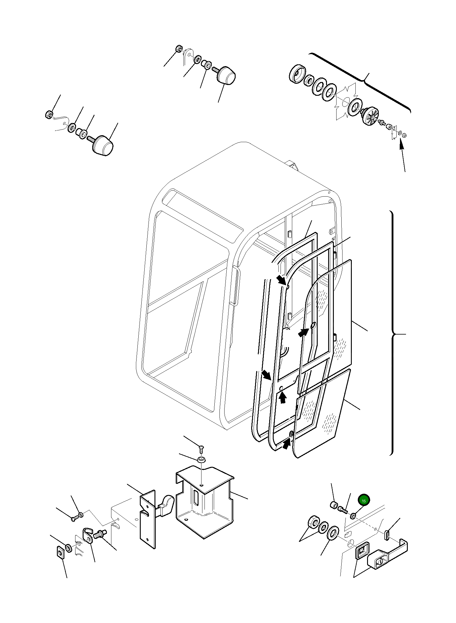 Крышка 816214721 Komatsu