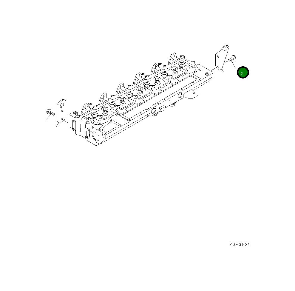 Болт 6742-01-2540 Komatsu