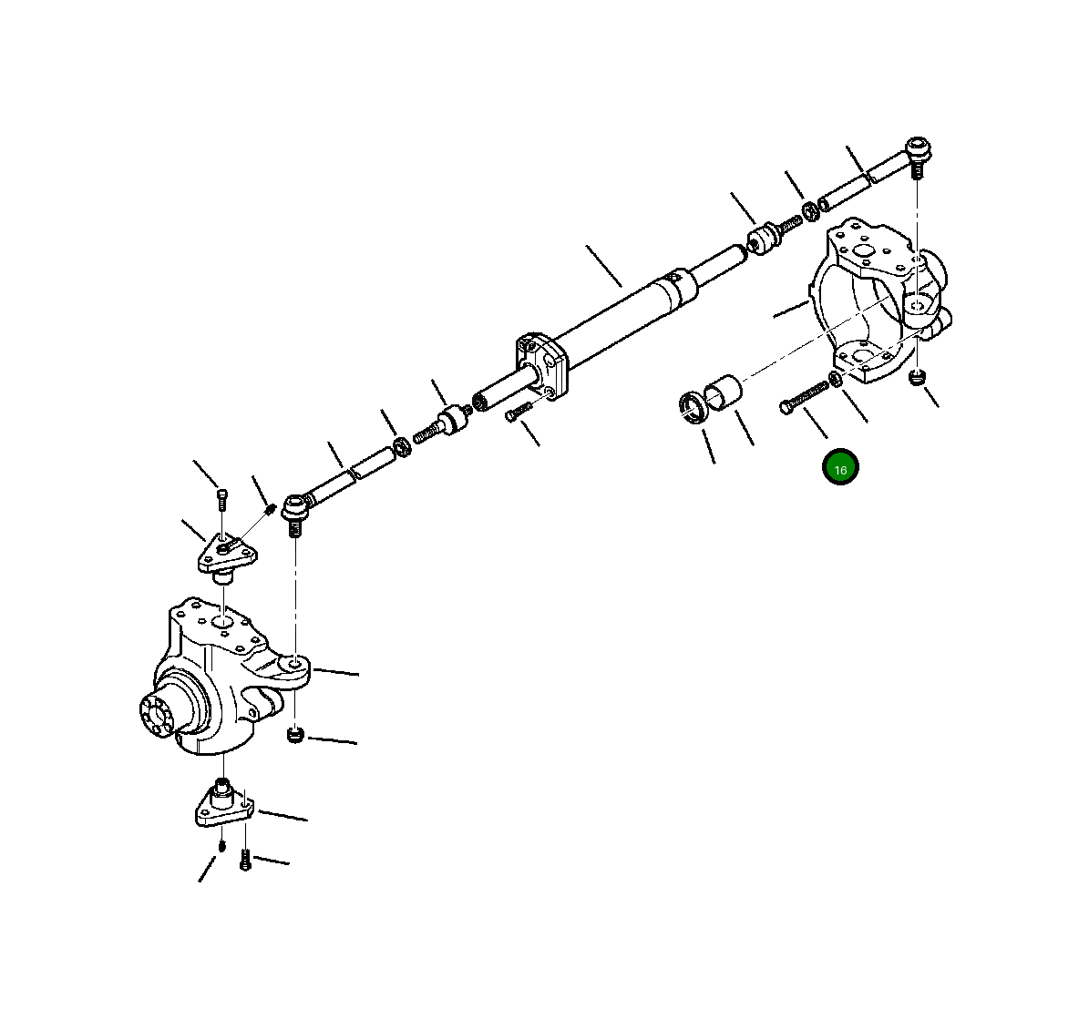 Болт CA0124748  Komatsu