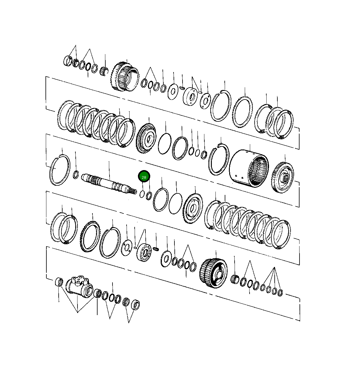 Кольцо уплотнительное (O-Ring) 659 674 C1 Komatsu