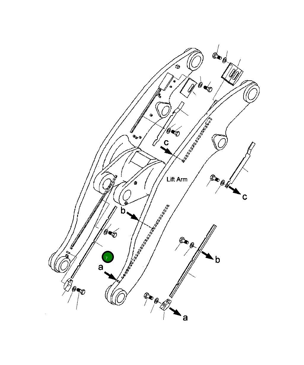 Крышка 428-S95-2320 Komatsu