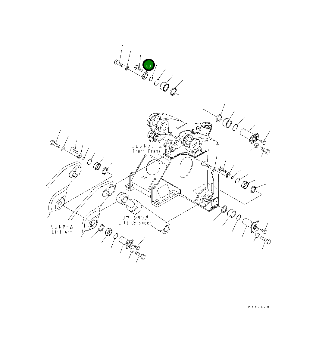 Крышка 42C-70-11460  Komatsu