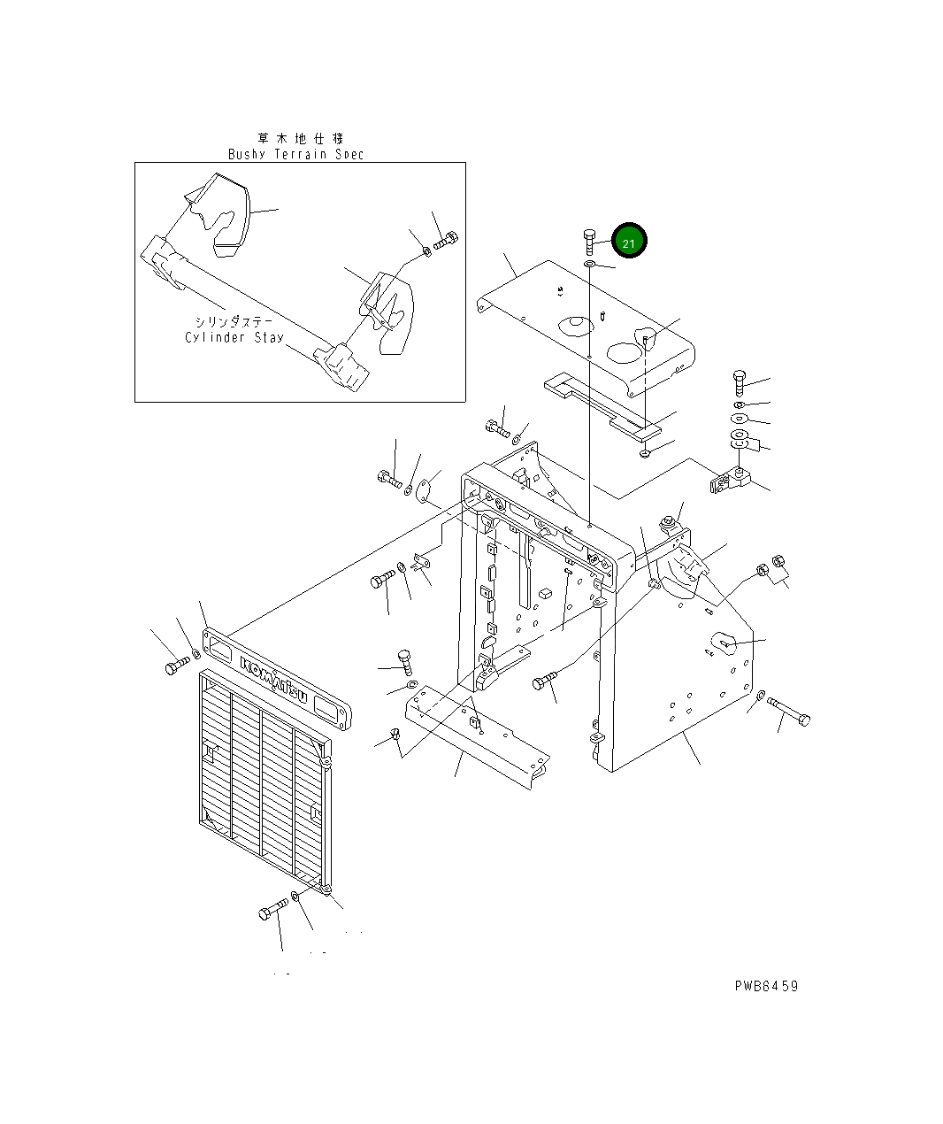 Болт 01010-81222 Komatsu
