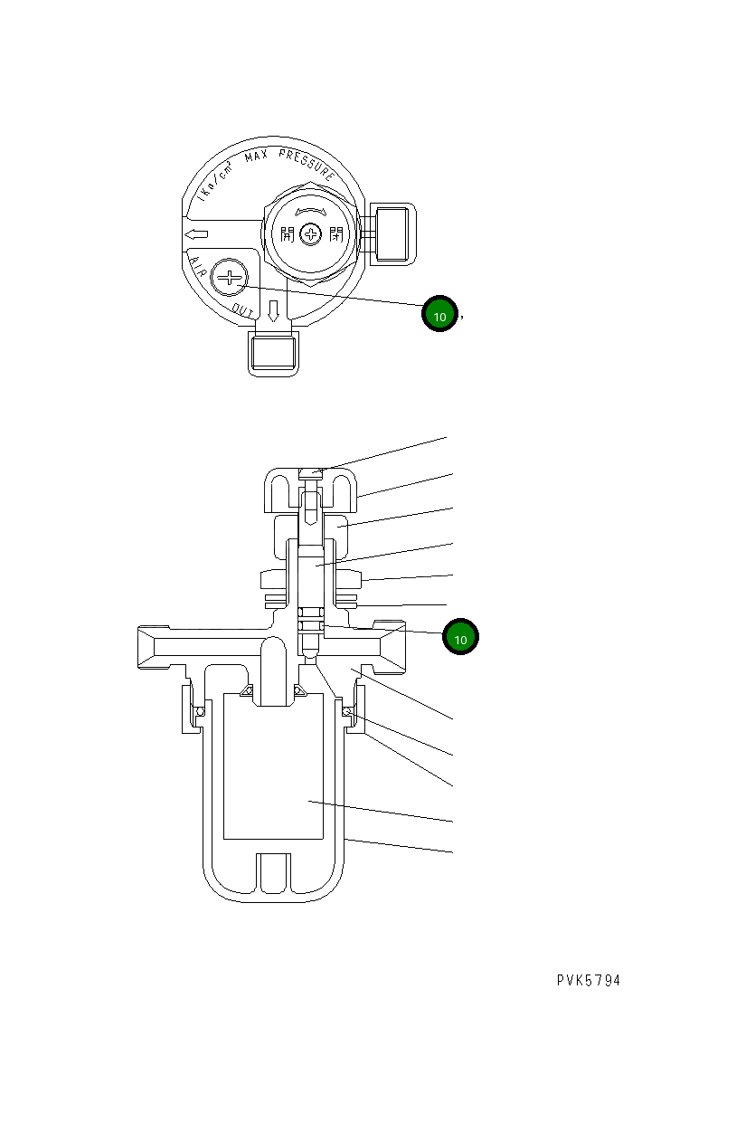 Кольцо уплотнительное (O-Ring) MK010 076 Komatsu