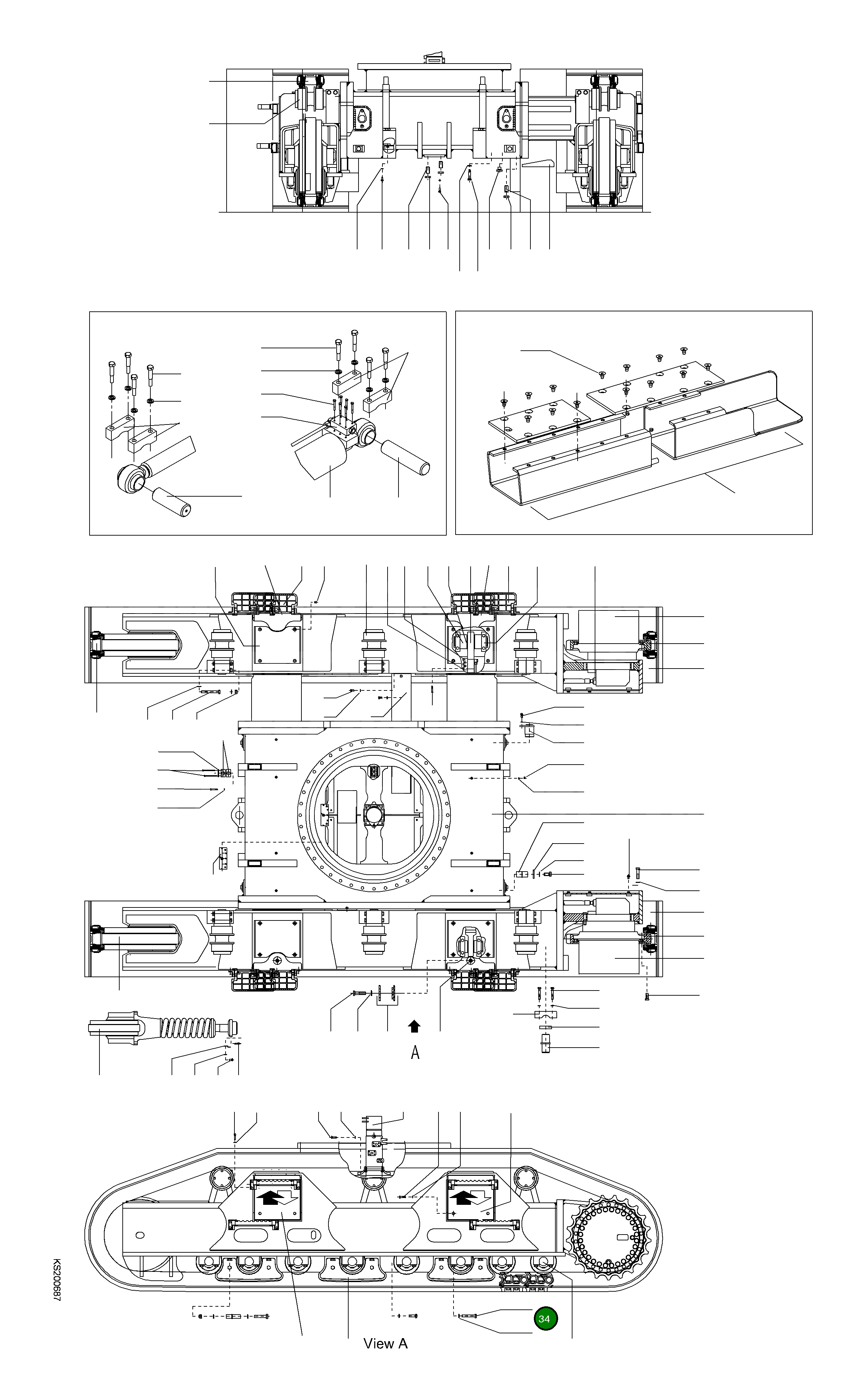 Болт 208-30-KB510 Komatsu