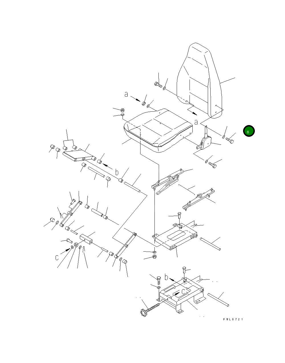Болт 01010-51820 Komatsu