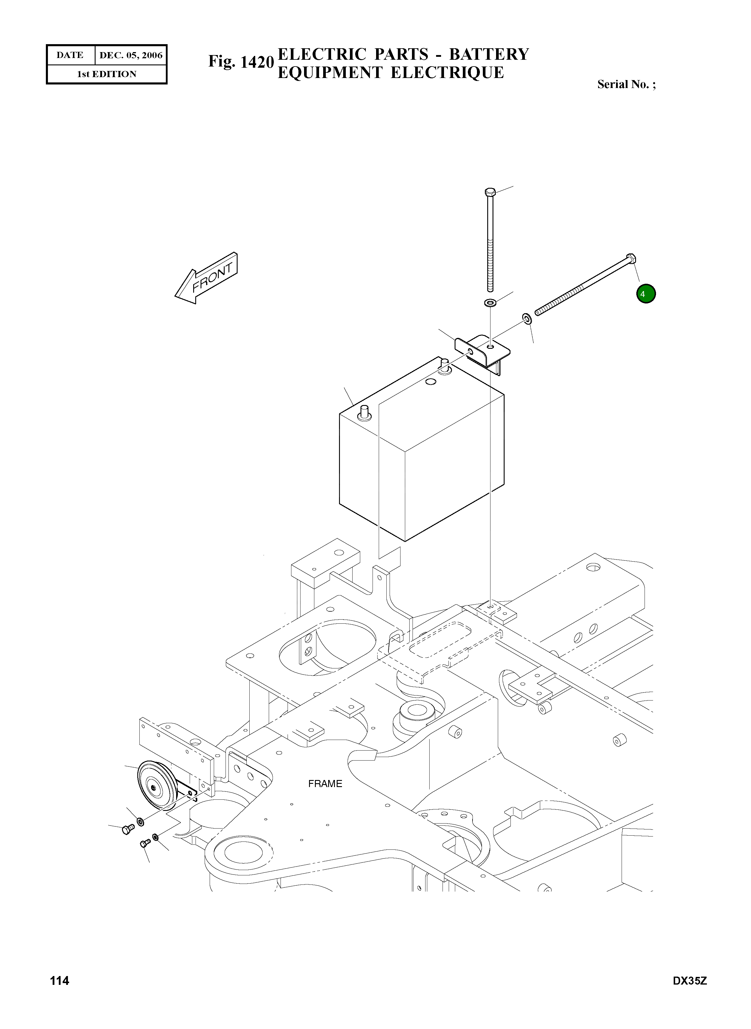 Болт DS0001079 Komatsu