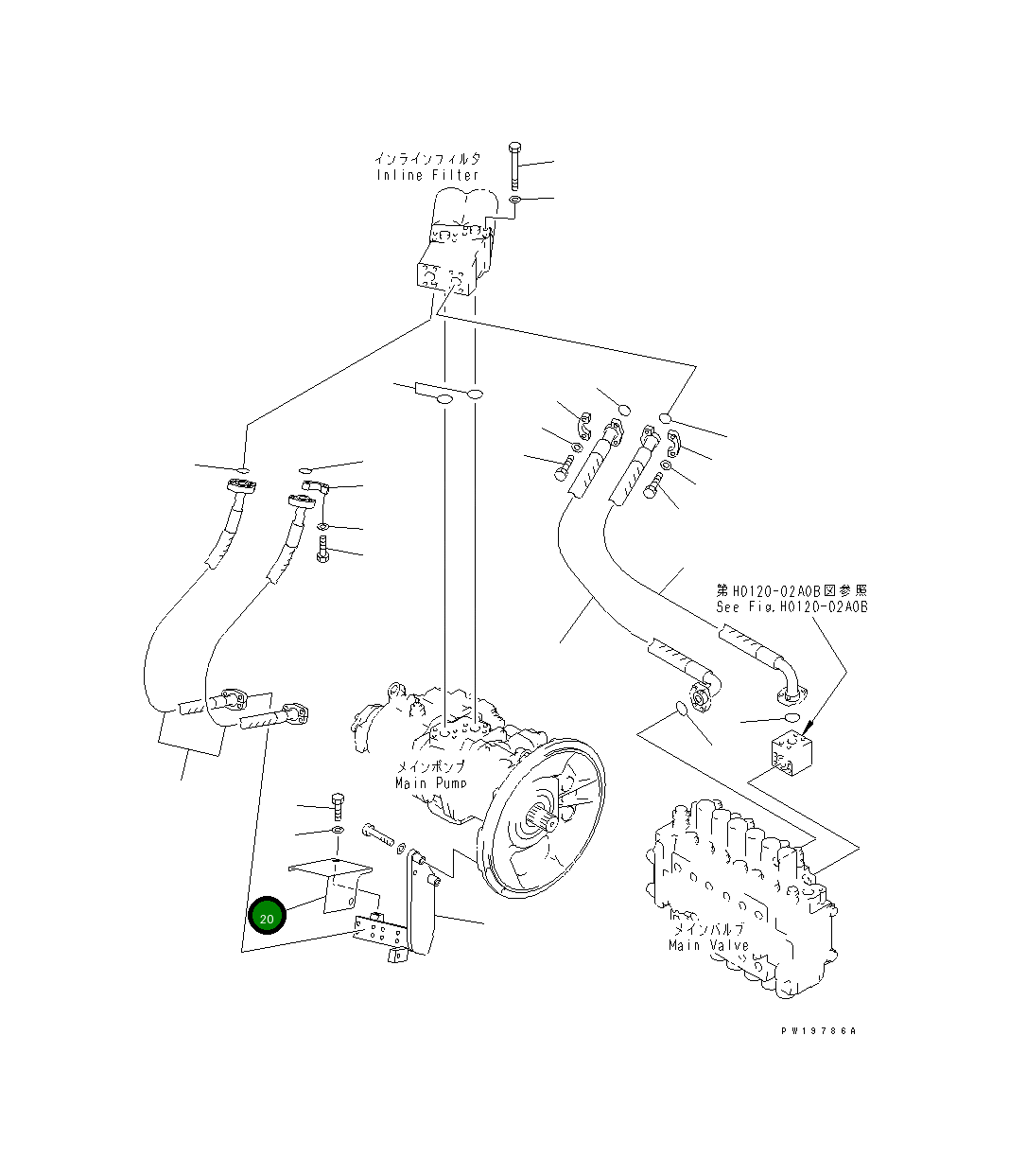 Крышка 20Y-54-27672  Komatsu