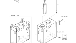 Крышка 2181-1019B Komatsu