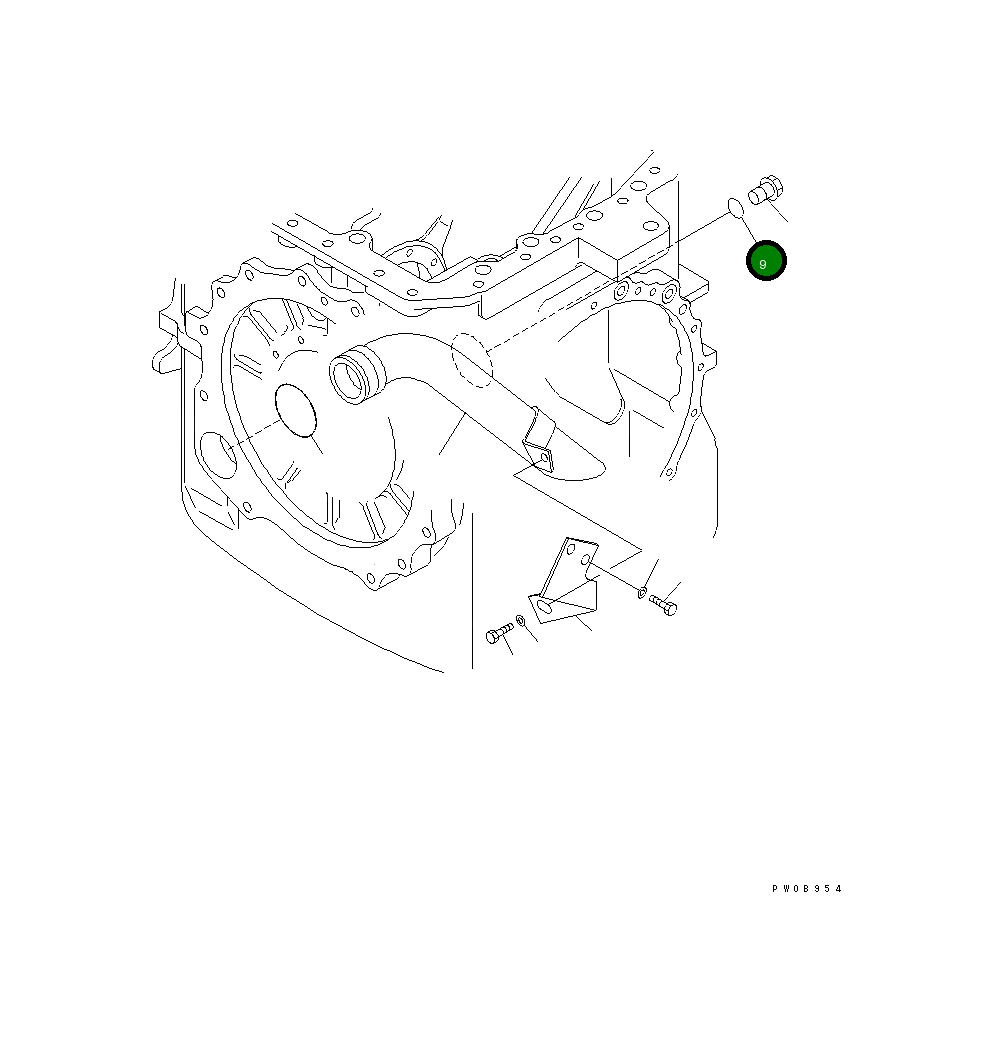 Кольцо уплотнительное (O-Ring) 07002-63634 Komatsu