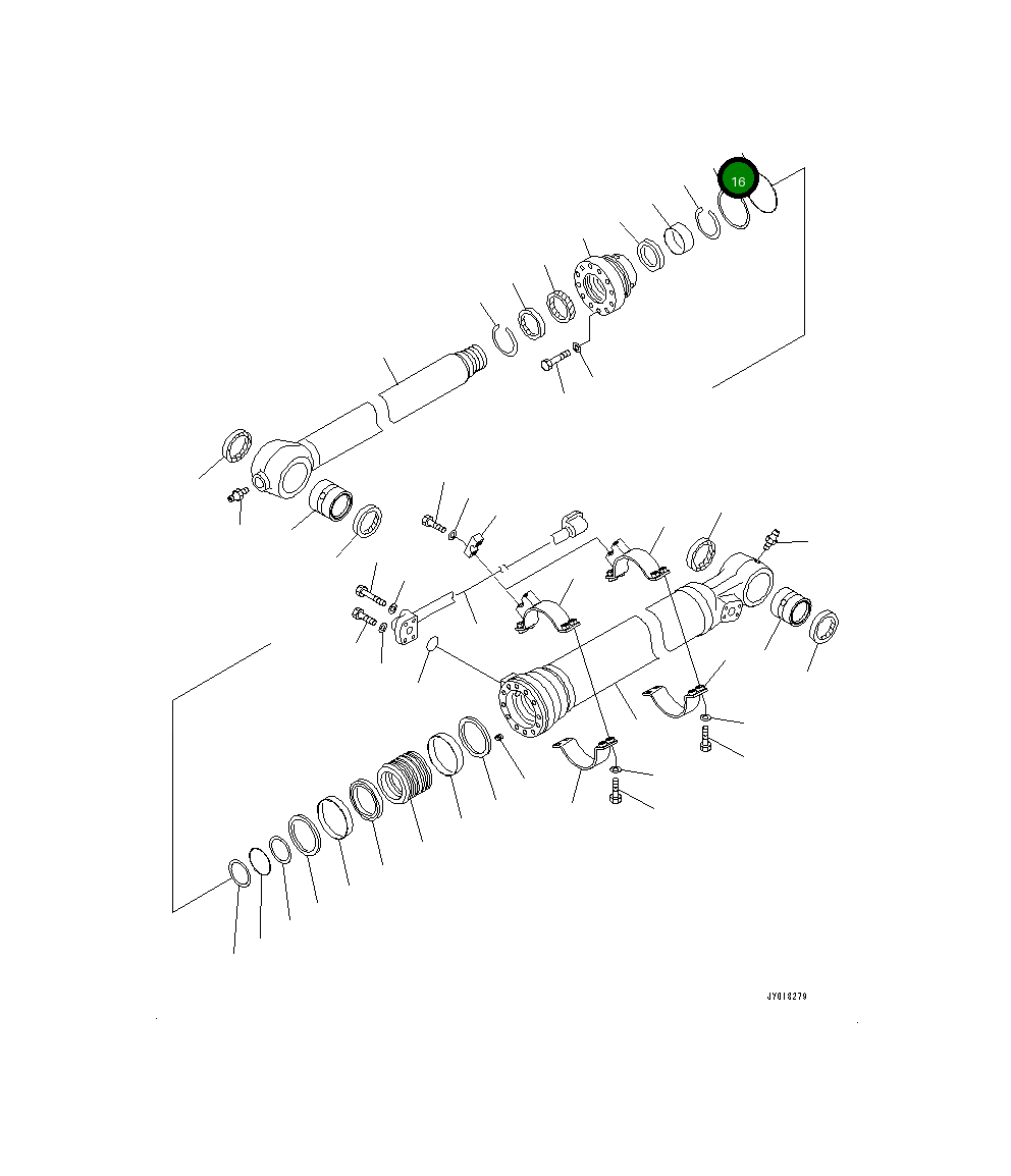 Кольцо уплотнительное (O-Ring) 07000-B5105  Komatsu