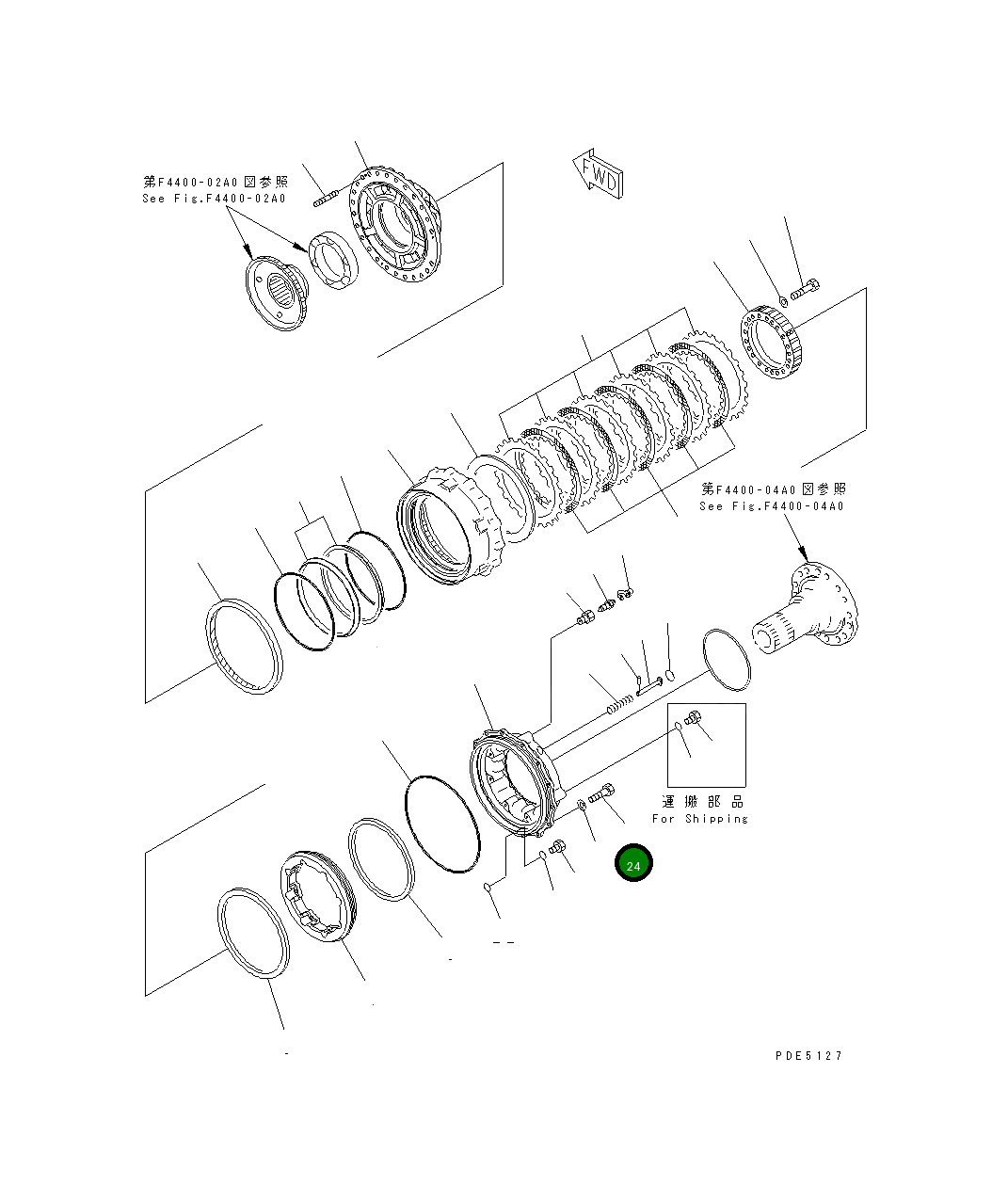 Болт 01010-61440 Komatsu