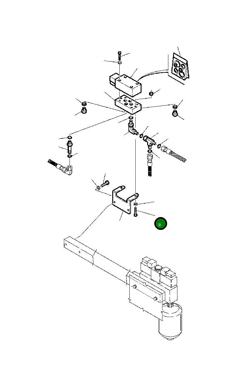 Болт 801105116 Komatsu
