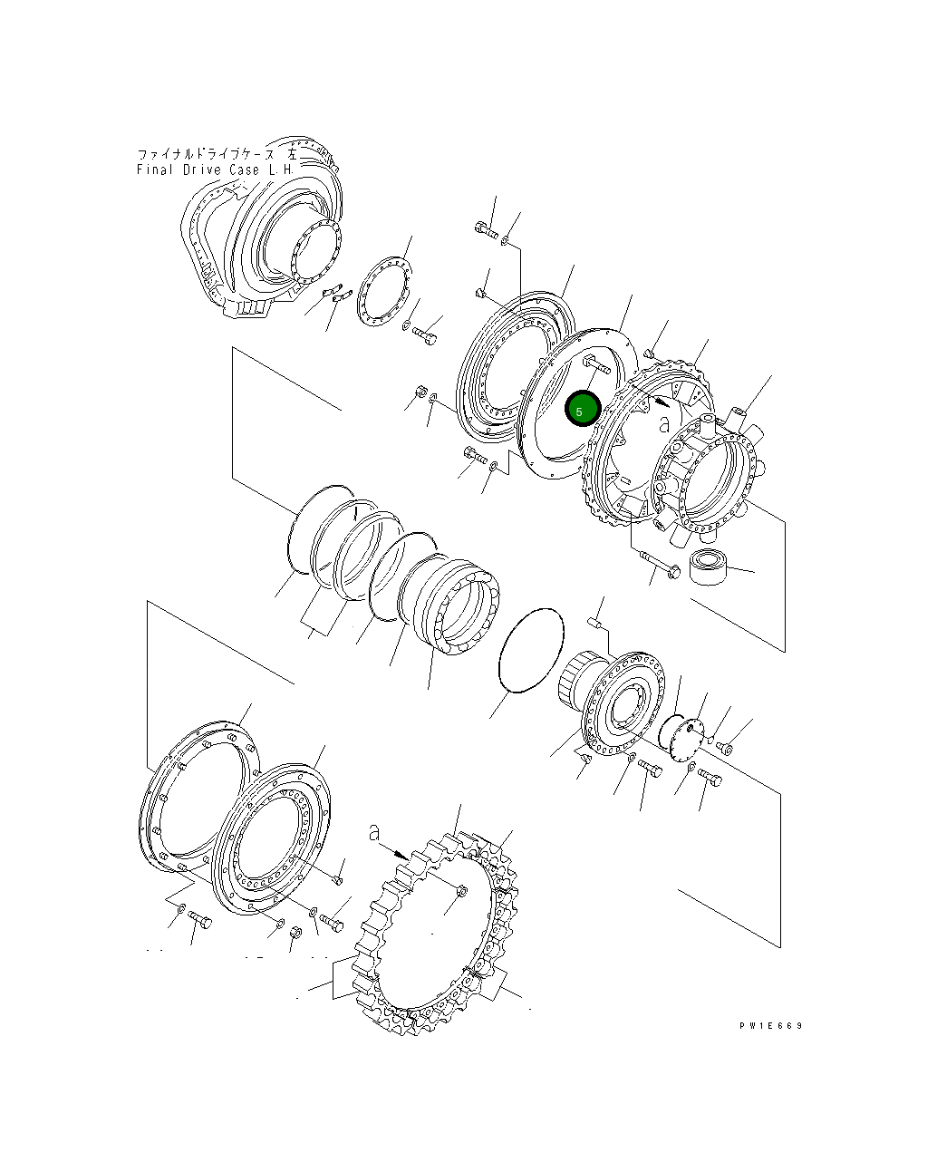 Болт 19M-09-11365 Komatsu