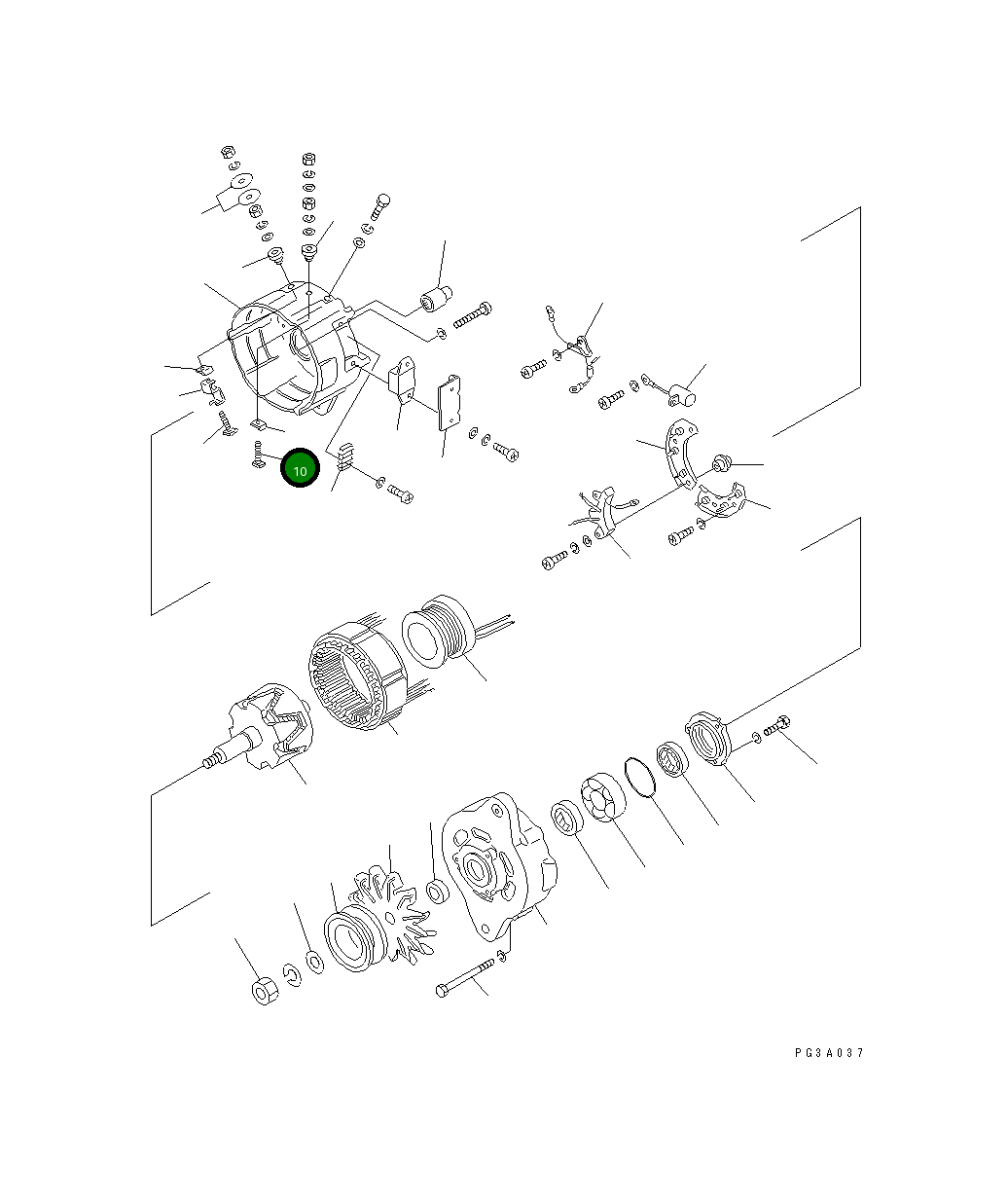 Болт SD8140-0503010 Komatsu